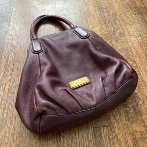 Marc by Marc Jacobs Purple Gold Hobo Bag with Slouchy Design